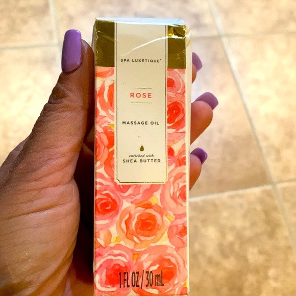 spa luxetique Bath & Body New Spa Luxetique Rose Massage Oil Poshmark